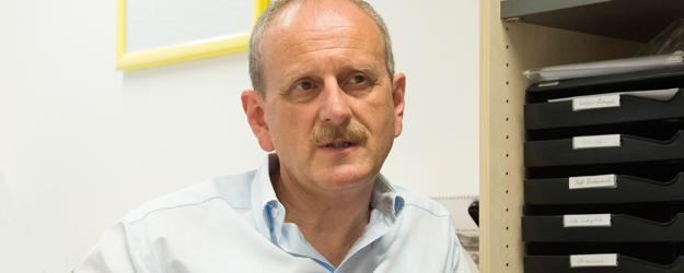 Prof. Dr. Michael Kißener hat im Mai 2015 nach drei Jahren Forschung das Buch 'Boehringer Ingelheim im Nationalsozialismus' vorgelegt. <small>(Foto: Peter Pulkowski)</small> Prof. Dr. Michael Kißener hat im Mai 2015 nach drei Jahren Forschung das Buch 'Boehringer Ingelheim im Nationalsozialismus' vorgelegt. <small>(Foto: Peter Pulkowski)</small>