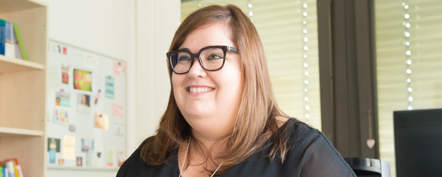 Dr. Maria Gropalis leitet die PBS seit April 2018 und freut sich, dass immer mehr Studierende das Angebot der Beratungsstelle nutzen. (Foto: Peter Pulkowski) Dr. Maria Gropalis leitet die PBS seit April 2018 und freut sich, dass immer mehr Studierende das Angebot der Beratungsstelle nutzen. (Foto: Peter Pulkowski)