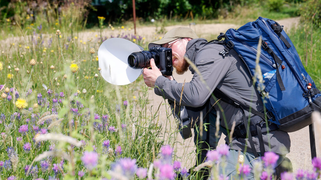 Bild in Originalgröße ansehen Chris Dlouhy von der Stiftung Umwelt und Natur RLP ist auch Ansprechpartner für die Portale iNaturalist und ArtenFinder Rheinland-Pfalz. (Foto: Stefan F. Sämmer)