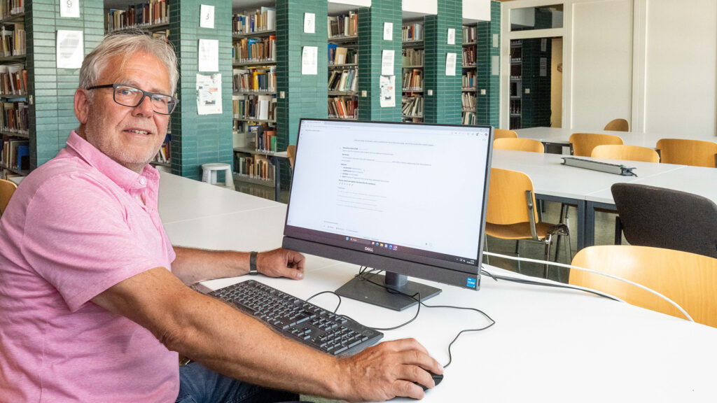Prof. Dr. Christoph Bläsi verbindet mit der Weiterentwicklung von KI neue potenzielle Anwendungsfälle – und auch Auswirkungen in unterschiedlichen Lebens- und Arbeitsbereichen. (Foto: Peter Thomas)