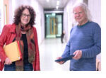 Prof. Dr. Heide von Felden und Prof. Dr. Stefan Aufenanger vom Institut für Erziehungswissenschaft (Foto: Stefan F. Sämmer)