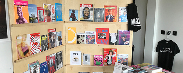 Independent-Magazine auf einer Magazinmesse in London (Foto: Oliver Scheiding)