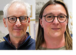 Gerhard Lauer und Anke Vogel entwickeln Projekte zur Förderung der Lesekompetenz. (Foto: Stefan F. Sämmer) Gerhard Lauer und Anke Vogel entwickeln Projekte zur Förderung der Lesekompetenz. (Foto: Stefan F. Sämmer)