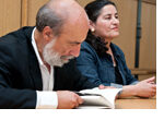 Autor Raúl Zurita und Liliana Bizama (Foto: Max Frömling)