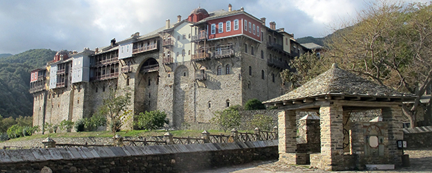Kloster Iviron in der Mönchsrepublik Athos (Foto: Zachary Chitwood)
