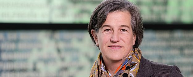 Julia Doré leitet das Referat Forschungsförderung/EU-Beratung in der Abteilung Forschung und Technologietransfer der JGU. (Foto: Stefan F. Sämmer)