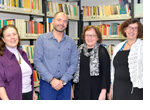 (v.l.) Marina Schneider, Antonio Barquero, Dr. Evelyn Müller-Küppers und Chiara Angelini (Foto: Uwe Feuerbach)