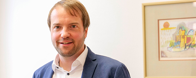 Dr. Markus Häfner, Leiter der Abteilung Internationales an der JGU (Foto: Stefan F. Sämmer)