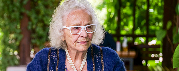 Elisabeth Gateff leitete ab 1983 das Institut für Genetik an der JGU. (Foto: Stefan F. Sämmer)