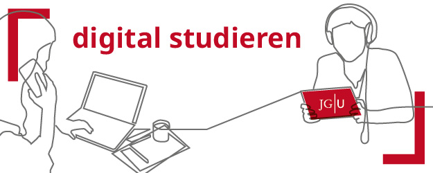 Der Lehrbetrieb im Sommersemester 2020 steht unter dem Motto 'Wir halten Abstand und bleiben digital in Verbindung'.