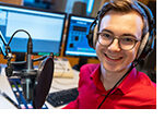 Im Podcast "Minds of Mainz – der Gutenberg Talk" dreht sich alles rund um Forschungsthemen an der JGU. (Foto: Stefan F. Sämmer) Im Podcast "Minds of Mainz – der Gutenberg Talk" dreht sich alles rund um Forschungsthemen an der JGU. (Foto: Stefan F. Sämmer)