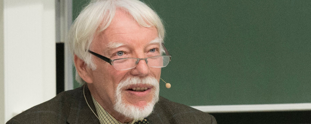 Prof. Dr. Dr. h.c. mult. Jan Assmann bezeichnet die Auslegungskultur als neue Gedächtniskultur. <small>(Foto: Peter Pulkowski)</small>