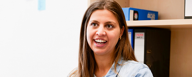 Franziska Ohl von der Abteilung Psychologie in den Bildungswissenschaften am Psychologischen Institut der JGU … (Foto: Stefan F. Sämmer)