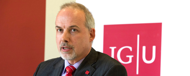 Prof. Dr. Georg Krausch, Präsident der Johannes Gutenberg-Universität Mainz (Foto: Peter Pulkowski)