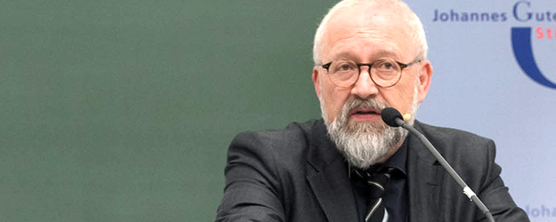 Prof. Dr. Herfried Münkler hat im Sommersemester 2018 die Johannes Gutenberg-Stiftungsprofessur inne. (Foto: Stefan F. Sämmer)
