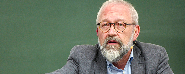 Im siebten Teil seiner Vorlesungsreihe sprach Prof. Dr. Herfried Münkler unter anderem über die Willkür demokratischer Entscheidungen. (Foto: Stefan F. Sämmer)