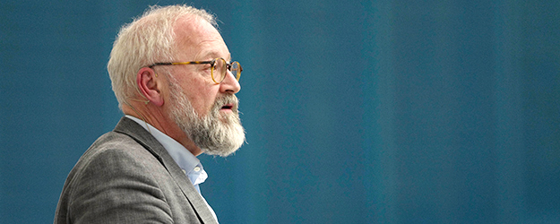 Die diesjährige Johannes Gutenberg-Stiftungsprofessor Herfried Münkler ist Professor für Politikwissenschaft an der Humboldt-Universität zu Berlin und Mitglied der Berlin-Brandenburgischen Akademie der Wissenschaften. (Foto: Stefan F. Sämmer)