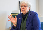 Prof. Dr. Ruth Zimmerling hat seit Oktober 2016 das Amt der zentralen Gleichstellungsbeauftragten der JGU inne. (Foto: Stefan F. Sämmer)