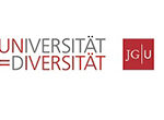 Die JGU bekennt sich zu Vielfalt und Chancengleichheit und bringt dies auch in ihrem Diversitäts-Logo zum Ausdruck.