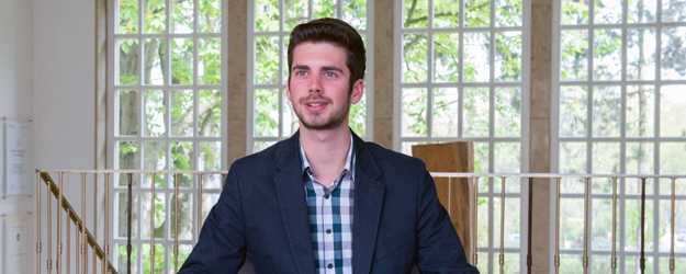 In seiner Bachelorarbeit beschäftigt sich Nicolai Benner mit der Wirkung von Musikunterricht auf Lernmethoden, Lernmotivation und allgemeine Kompetenzen wie Lese- oder Rechenfähigkeit. <small>(Foto: Peter Pulkowski)</small>