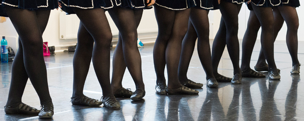 Die Uniceltics tanzen in Hard- und in Softshoes und treten bundesweit auf. (Foto: Peter Pulkowski)